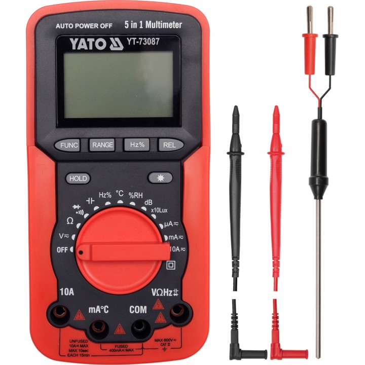 YATO MIERNIK CYFROWY 5 W 1
