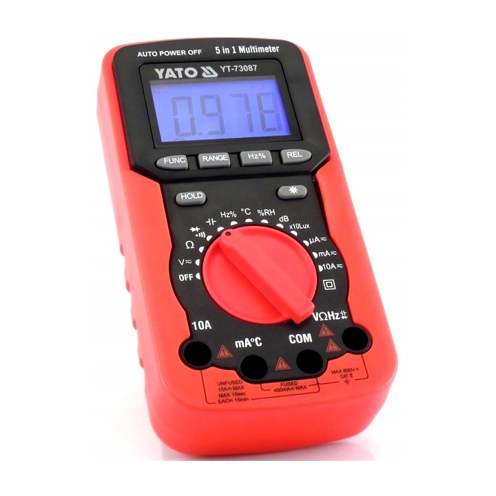 YATO MIERNIK CYFROWY 5 W 1