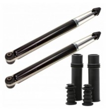 2 X AMORTYZATORY TYŁ + OSŁONY ODBOJE ZESTAW PEUGEOT...