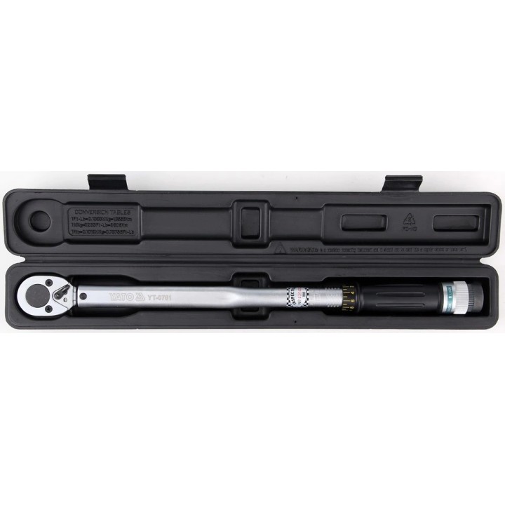 YATO KLUCZ DYNAMOMETRYCZNY 1/2" 40-210NM CR-V