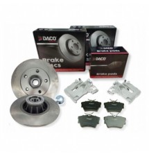 2x ZACISKI HAMULCOWE TYŁ +...