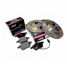 TARCZE + KLOCKI PRZÓD FORD...