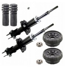 AMORTYZATORY PRZÓD + PODUSZKI ODBOJE PRIMASTAR...