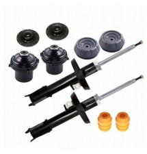 ZESTAW AMORTYZATORY PRZEDNIE ŁOŻYSKA PODUSZKI ODBOJE...