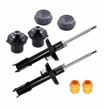 ZESTAW AMORTYZATORY PRZEDNIE ŁOŻYSKA PODUSZKI ODBOJE...