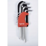 YATO KLUCZE IMBUSOWE HEX 2-10 MM, KPL. 9 SZT.