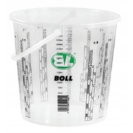 BOLL POJEMNIK PLASTIKOWY Z PODZIAŁKĄ - POJEMNOŚĆ 5L