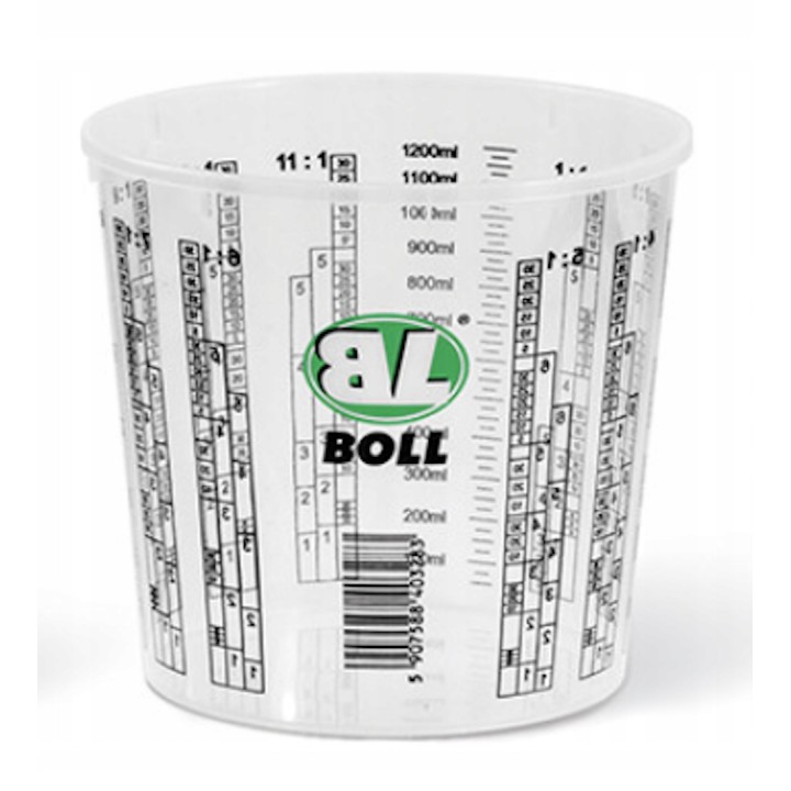 BOLL POJEMNIK PLASTIKOWY Z PODZIAŁKĄ - POJEMNOŚĆ 5L