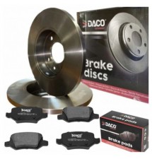 2X TARCZE + KLOCKI...