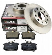 TARCZE + KLOCKI TYŁ Audi A4...