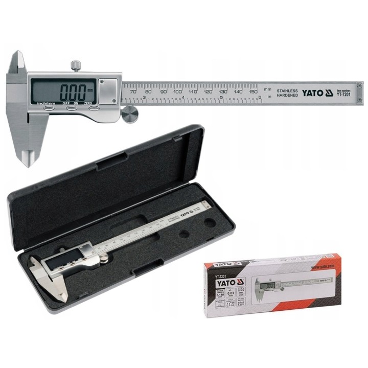 YATO SUWMIARKA ELEKTRON. 150MM/0,02MM