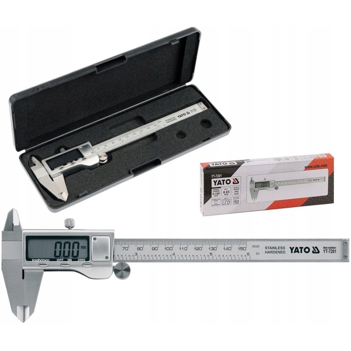 YATO SUWMIARKA ELEKTRON. 150MM/0,02MM