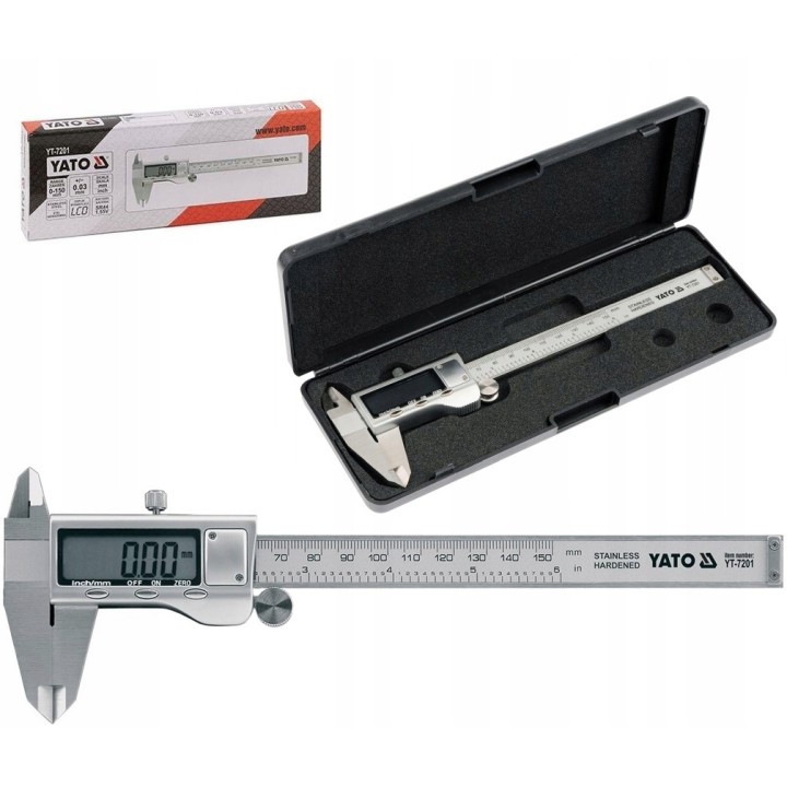 YATO SUWMIARKA ELEKTRON. 150MM/0,02MM
