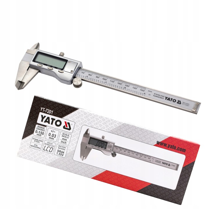 YATO SUWMIARKA ELEKTRON. 150MM/0,02MM