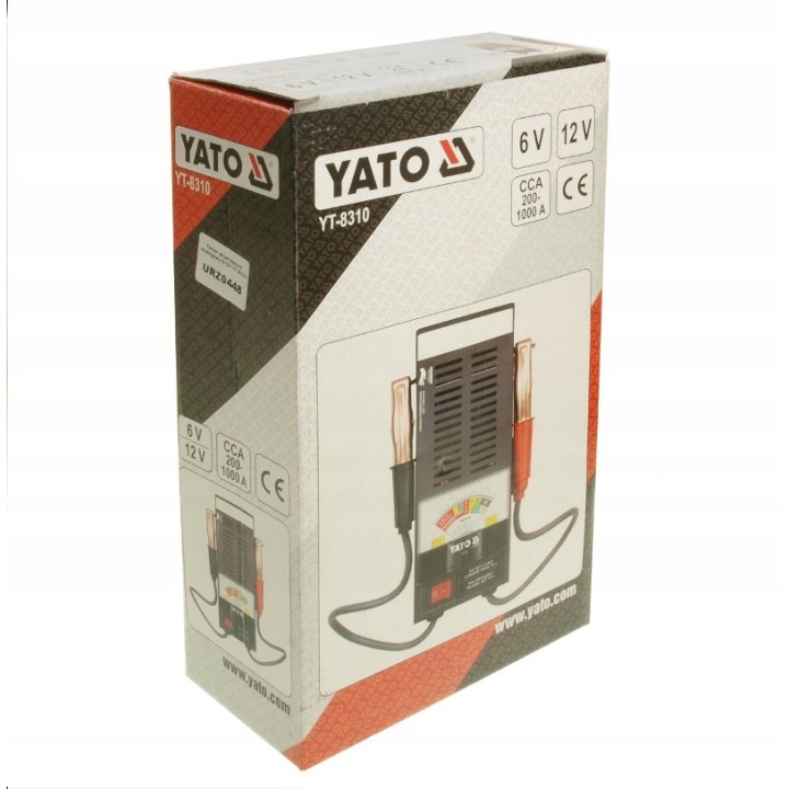YATO TESTER AKUMULATORÓW 6/12V