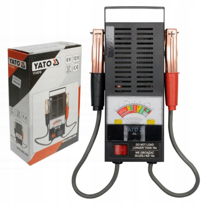 YATO TESTER AKUMULATORÓW 6/12V