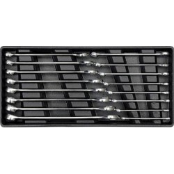YATO WKŁAD DO SZUFLADY KLUCZE PŁASKO-OCZKOWE, 6-21MM, 16 CZ