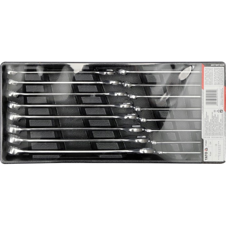 YATO WKŁAD DO SZUFLADY KLUCZE PŁASKO-OCZKOWE, 6-21MM, 16 CZ