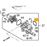 USZCZELKA KORPUSU OBUDOWY TERMOSTATU DO BLOKU OPEL ASTRA INSIGNIA 1.6 1.8