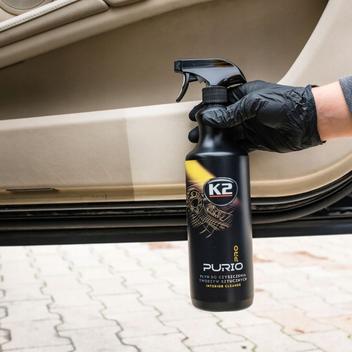 K2 PURIO PRO Interior Cleaner Czyszczenie Wnętrza Plastików 1L Atomizer