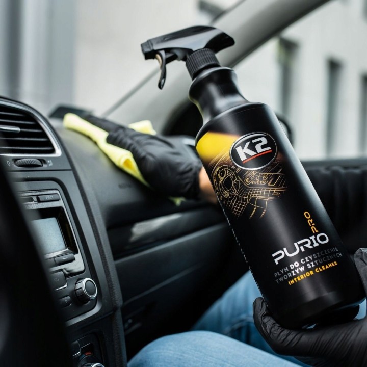 K2 PURIO PRO Interior Cleaner Czyszczenie Wnętrza Plastików 1L Atomizer