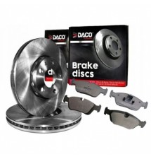 TARCZE + KLOCKI PRZÓD BMW 3...