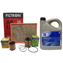 FILTRON ZESTAW FILTRÓW + OLEJ 5W30 DEXOS 2 do OPEL SIGNUM VECTRA C 1.9CDTI