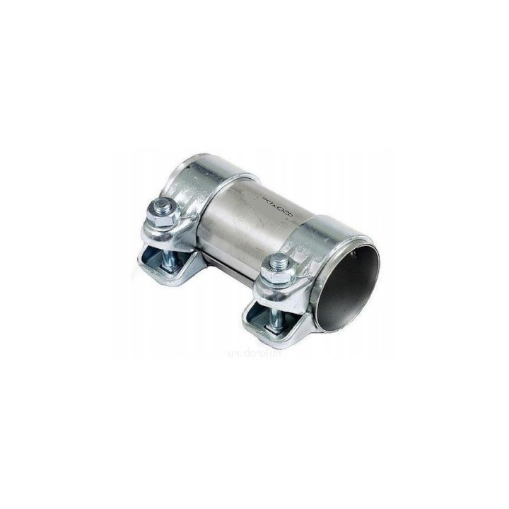 ŁĄCZNIK ZŁĄCZE OBEJMA RURY WYDECH TŁUMIK 70x125 MM