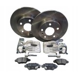 ZACISKI HAMULCOWE + TARCZE KLOCKI TYŁ OPEL ASTRA G ZAFIRA 99-02 - BOSCH