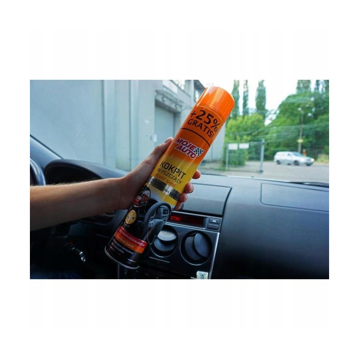 MOJE AUTO KOKPIT BŁYSZCZĄCY WANILIOWY 600ML + 25% GRATIS / MOJE AUTO
