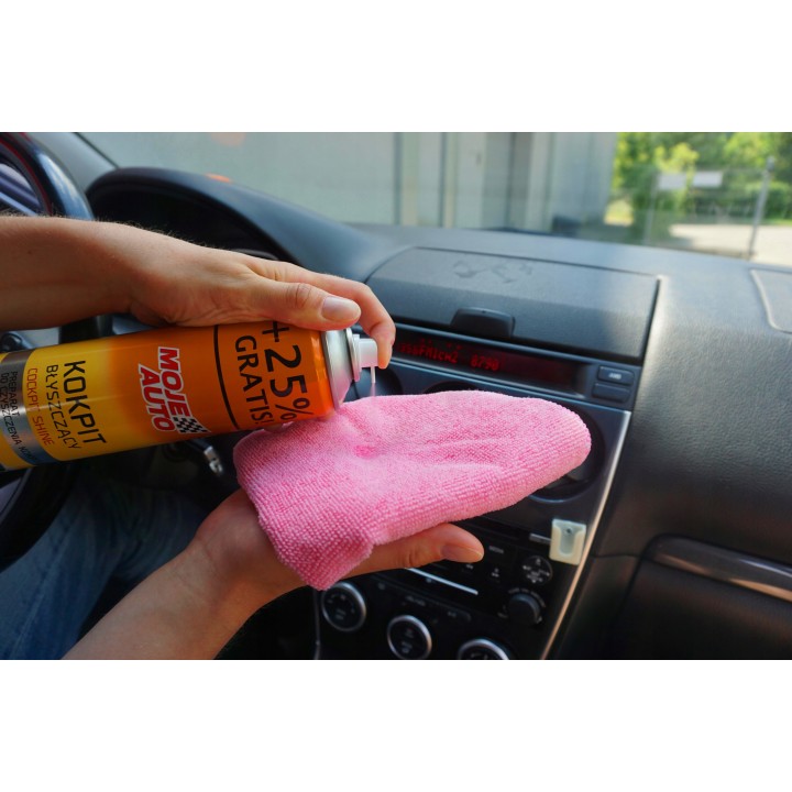 MOJE AUTO KOKPIT BŁYSZCZĄCY WANILIOWY 600ML + 25% GRATIS / MOJE AUTO