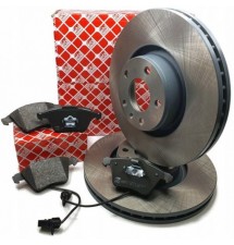 FEBI TARCZE + KLOCKI PRZÓD VW PASSAT B6 B7 TOURAN