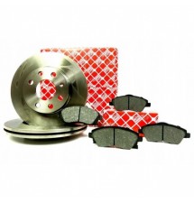TARCZE + KLOCKI PRZÓD KPL. OPEL CORSA C 240mm FEBI