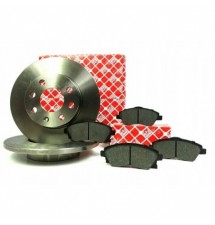 TARCZE KLOCKI PRZÓD KPL OPEL CORSA C PEŁNE FEBI