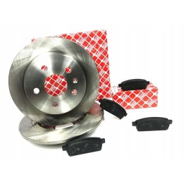 TARCZE HAM + KLOCKI TYŁ OPEL MOKKA ASTRA IV J 268m