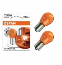 2X OSRAM ŻARÓWKI KIERUNKOWSKAZ PY21W 12V 21W BAU15