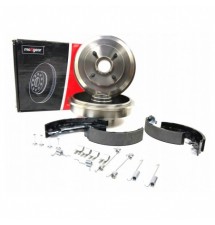 ZESTAW BĘBNY HAMULCOWE + SZCZĘKI FORD FOCUS I MK1