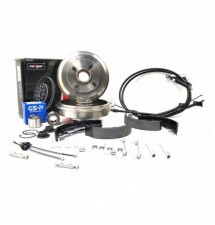 BĘBNY HAMULCOWE + ŁOŻYSKA FORD FOCUS I MK1 BEZ ABS