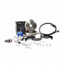 BĘBNY HAMULCOWE + ŁOŻYSKA FORD FOCUS I MK1 + ABS