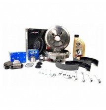 BĘBNY HAMULCOWE + ŁOŻYSKA FORD FOCUS I MK1 BEZ ABS