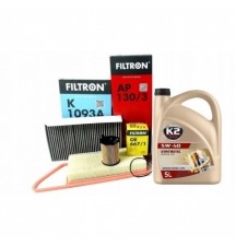 5W40 OLEJ + ZESTAW FILTRÓW...