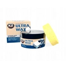 K2 ULTRA WAX - TWARDY WOSK SAMOCHODOWY + GĄBKA
