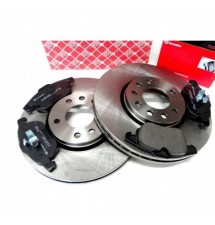 TARCZE + KLOCKI PRZÓD OPEL...