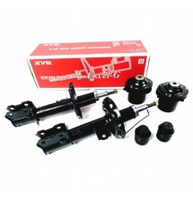 2X AMORTYZATORY PRZÓD OSŁONY ŁOŻYSKA OPEL CORSA C