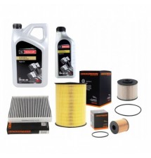 6L OLEJ 5W30 MOTORCRAFT + 4X FILTR FORD FOCUS II MK2...