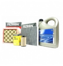 ZESTAW OLEJ 5L 5W30 FILTRY OPEL MERIVA B 1.4 1.4T