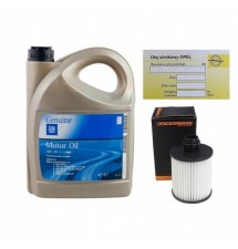 OLEJ + FILTR OPEL ASTRA J...