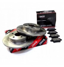 2x TARCZE + KLOCKI TYŁ FORD...