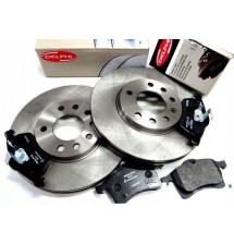 TARCZE + KLOCKI PRZÓD OPEL...