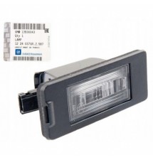 LAMPKA TABLICY REJESTRACYJNEJ OPEL ZAFIRA ASTRA J